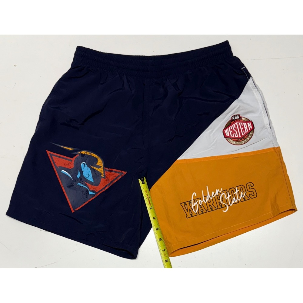 Mitchell Ness NBA Golden State Warriors Basketball Shorts Men's Size M New